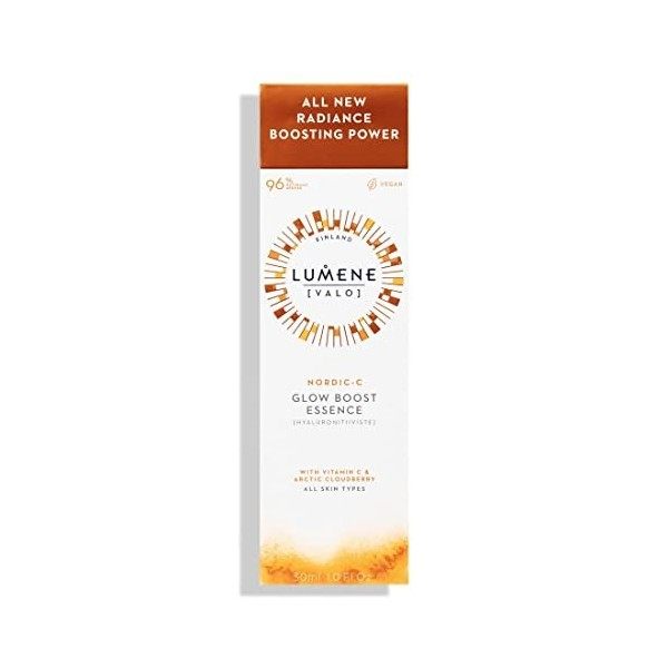 LUMENE VALO Glow Boost Essence Sérum à la vitamine C 30 ml Crème Jour et Nuit