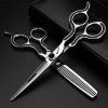 Argent 6,0 Pouces Ciseaux de Coupe Professionnelle Cheveux - Coiffure Ciseaux Dilution personnalité Set Salon de Coiffure Sal