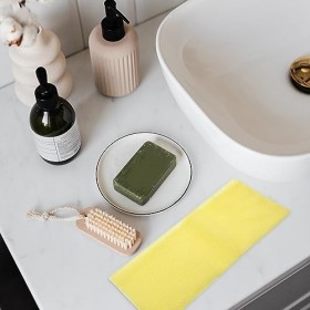 minkissy 48 Pièces Serviette De Bain Exfoliante Serviette À Récurer Nettoyage Du Sangle De Bain Serviette De Bain Gant De Toi