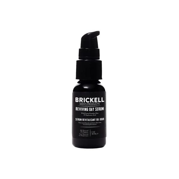 Brickell Mens Products Anti-vieillissement Routine Sérum Jour 30 ml et Nuit 30 ml - Naturel et organique