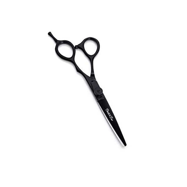 Ensemble de ciseaux de coiffure professionnels, ciseaux en acier inoxydable de 6,0 "17 cm cisailles droites + cisaillement d