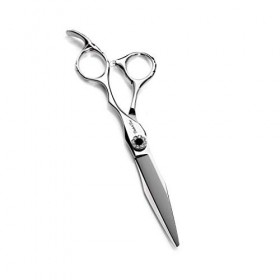 Ciseaux de coiffure professionnels à lame large de 6,0 pouces 440C, cisailles de barbier + kit de cisailles à effiler légers