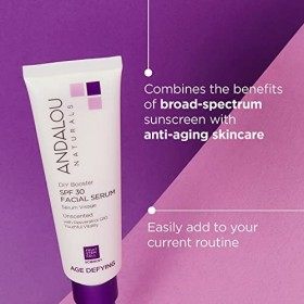 ANDALOU - DIY Booster SPF 30 Facial Serum Unscented - 2 fl. oz. 58 ml Crème Jour et Nuit