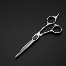 Ciseaux de coupe de cheveux, 6 pouces professionnels 440c ciseaux à cheveux coupe barbier coupe de cheveux ciseaux à effiler ...