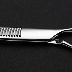 Ciseaux de coiffure, ensemble de ciseaux de coiffure, ciseaux amincissants, 15,2 cm, noirs, pour salon de coiffure ou usage d