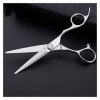 MERTNK Ciseaux multifonctionnels, Ciseaux de Coupe de Cheveux de styliste Professionnel de 6,0 Pouces, Coupe Plate, Ciseaux d