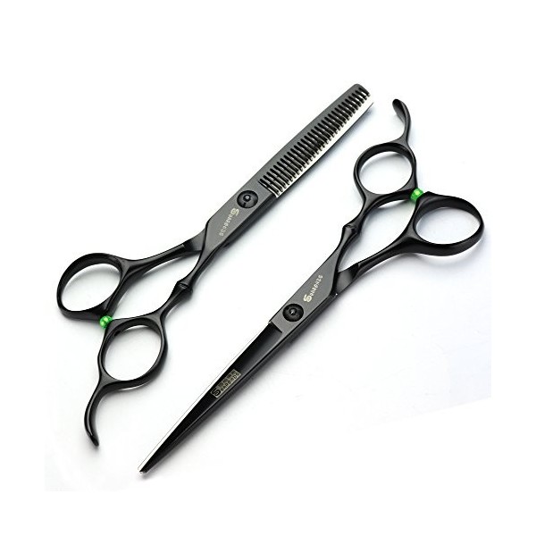 HAOTING Ciseaux de Coiffeur Ciseaux de Cheveux Professionnels de 6 Pouces Ciseaux de Salon de Coiffure Minces Ciseaux dargen