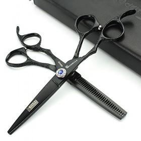 HAOTING Barber Scissors Ciseaux de Coiffeur Professionnel Japonais de 6 Pouces pour gaucher