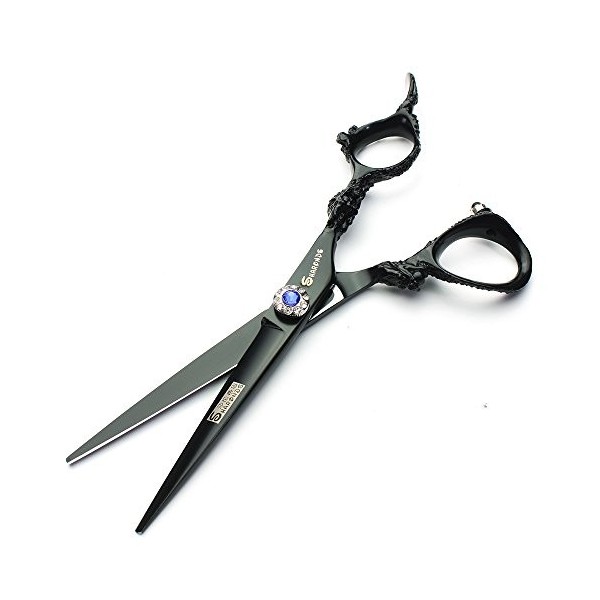 HAOTING Ciseaux de Coiffeur 5,5 Pouces Ciseaux de Coiffeur Professionnels Poignée Dragon Japonais 440c Ciseaux de Coupe/aminc