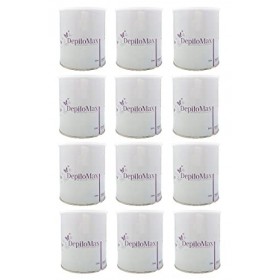 BeautyfulCenter | Purewax | 12 Pots 800 ml de Cires dépilation couleur VERTE