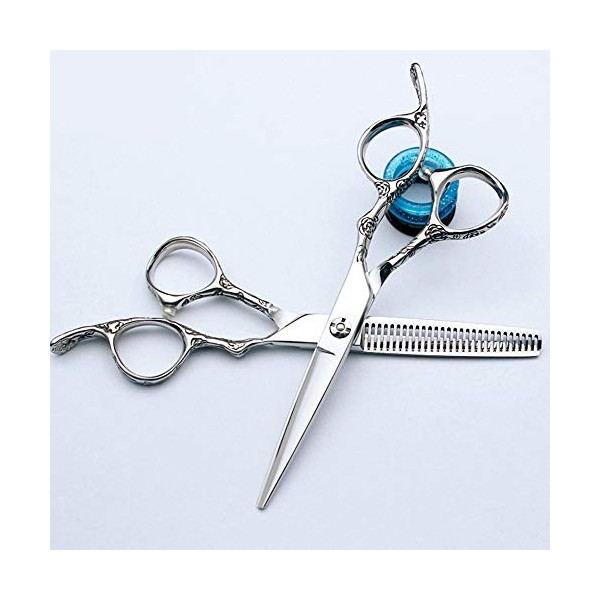 Outils de coupe des cheveux Ciseaux de coiffure professionnel de coiffeur professionnel de coiffeur de 6 pouces, poignée rose