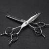 Ciseaux de coiffeur de 15,2 cm - Ciseaux de coiffure + ciseaux plats - Ciseaux combinés - Outils de coiffure professionnels p