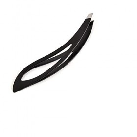 VANGLI Tweezers Slant Tip Hair Removal Tweezers Stainless Steel Slanted Flat Point Tip Removal Professional Eye Brow Tweezers