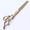 Ciseaux de coiffure Salon professionnel Coupe nette et précise en acier inoxydable Kit doutils de coupe de cheveux pour salo