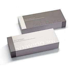 Present-More kit barbe Smart - Kit rasage 250 pièces pour Hotel et B&B | Kit rasage ensaché individuellement et emballé dans 