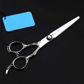 440c 6 pouces coupe creuse ciseaux de Salon de coiffure coupe ciseaux de coiffeur ciseaux amincissants ciseaux de coiffure en...