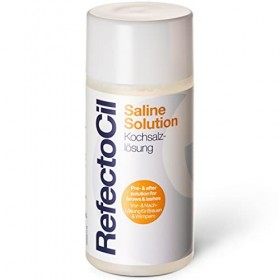 RefectoCil Sérum physiologique/Solution saline de 150 ml pour dégraisser en profondeur avant une coloration ou un rehaussemen...