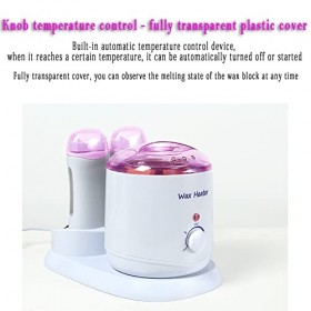 jucyuanhang Machine À Cire Chaude pour Épilation 3 en 1, Chauffe-Cire pour Rouleau Dépilation Et Fondeur De Cire À Four Uniq