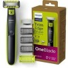 Philips OneBlade Face + Body, Taillez, Stylisez, Rasez, Toutes les longueurs de poils, 1 lame pour le visage et 1 lame pour l