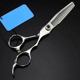 Ciseaux professionnels de Salon de coiffure 440c, 6 pouces, pour couper les cheveux, ciseaux amincissants, ciseaux de coiffur...