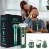 Rasoirs électriques 6 en 1 pour homme chauve, rasoir électrique étanche IPX7 6D pour homme chauve, kit de toilettage avec 6 t