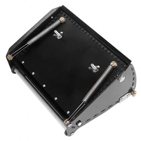 Boîte plate de grattage de mastic, taille standard en aluminium anodisé facile à installer outil de finition de panneau mural