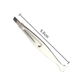 QUANJJ Tweezers de Sourcils Professionnels épilation à Cheveux Oblique Pince à Sourcils Beard Bearbrow Pince-Outil de Maquill