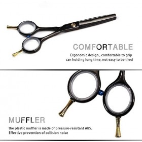 Ciseaux de coiffeur professionnels 6 pouces 6cr, ciseaux de coupe de cheveux, ciseaux de Salon de coiffure, ciseaux amincissa...