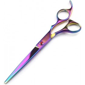 Ciseaux de coiffure professionnels, ciseaux amincissants, ciseaux de coiffeur, ensemble de ciseaux de coiffure 7 pouces Rasag...