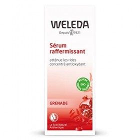 WELEDA Sérum déveil pour le visage, 1 once liquide, hydratant riche en plantes avec extrait de grenade et aloe vera