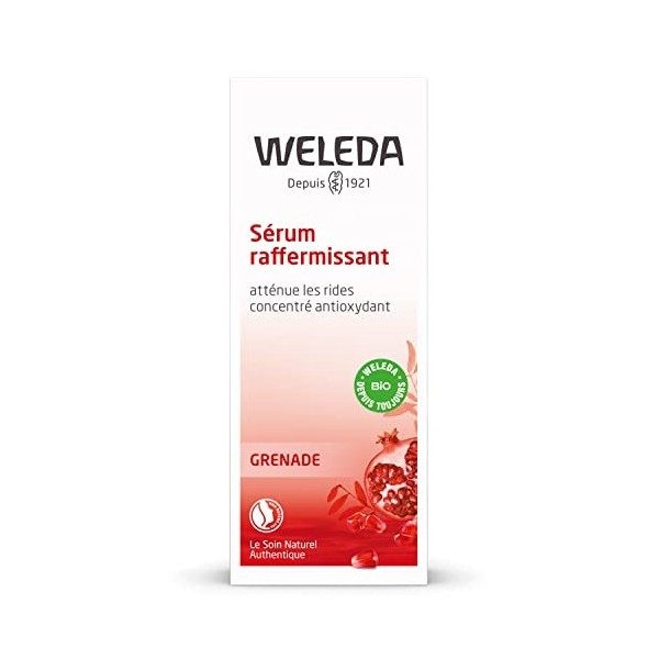 WELEDA Sérum déveil pour le visage, 1 once liquide, hydratant riche en plantes avec extrait de grenade et aloe vera