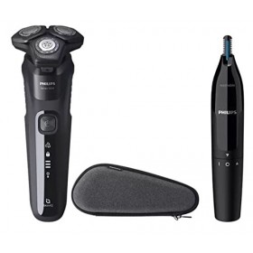 Philips Shaver Series 5000 Rasoir électrique sec et humide pour homme modèle S5588/26 avec tondeuse à poils de nez Philips,