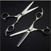 Barber Scissors Nouveau professionnel 6 pouces mat coupe cheveux ciseaux ensemble amincissement chaud cisailles makas coupe b