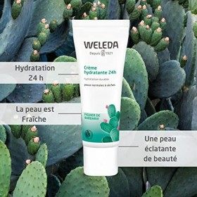 Weleda - Crème Hydratante 24 h au Figuier de Barbarie - Peaux Normales à Sèches - Tube 30 ml