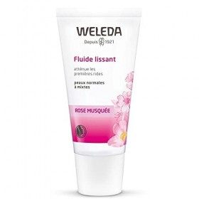 WELEDA - Fluide Lissant à la Rose Musquée - Peaux Normales à Mixtes - Atténue les Premières Rides - Tube 30&nbsp;ml Crème Jour et ...
