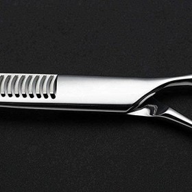 Ciseaux de coiffure professionnels 15 Cm en acier inoxydable noir/bleu/rose-rose pour Salon de coiffure ou usage domestique R...