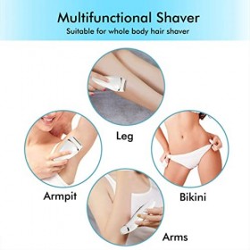 Beaupretty 3 Pcs Dames Rasoir Électrique Rechargeable Tissu Rasoir Tondeuse Faciale Femme Électrique Cheveux Rasoir Femme Cou