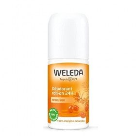 Weleda - Déodorant Argousier Roll-on 24H - 50 ml Crème Jour et Nuit