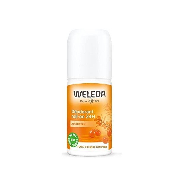 Weleda - Déodorant Argousier Roll-on 24H - 50 ml Crème Jour et Nuit