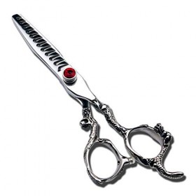 Ciseaux de coiffure professionnels 6,0 pouces, ciseaux de coiffeur Sharp Salon 440C Ensemble combiné en acier inoxydable pour