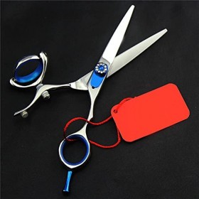 Générique Ciseaux à Cheveux en Acier pour droitier, Rotation à 360 degrés, cisailles Volantes pour barbier