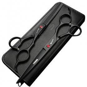 Ciseaux pour Animaux de Compagnie Ciseaux de Coupe de 7 Pouces 440c coiffeurs Professionnels appareils de Coupe de Cheveux et