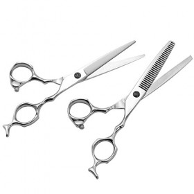 6.5" Hairdressing Scissors Barber Salon Hair Scissor Professional- Sharp Stainless Steel Hairdressers Hair Cutting Shears for