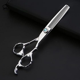 6 Inch Professional Barber Hair Thinning and Cutting Scissors Set Razor Edge and Teeth Edge Thinning Hair Scissors Shears Hai...