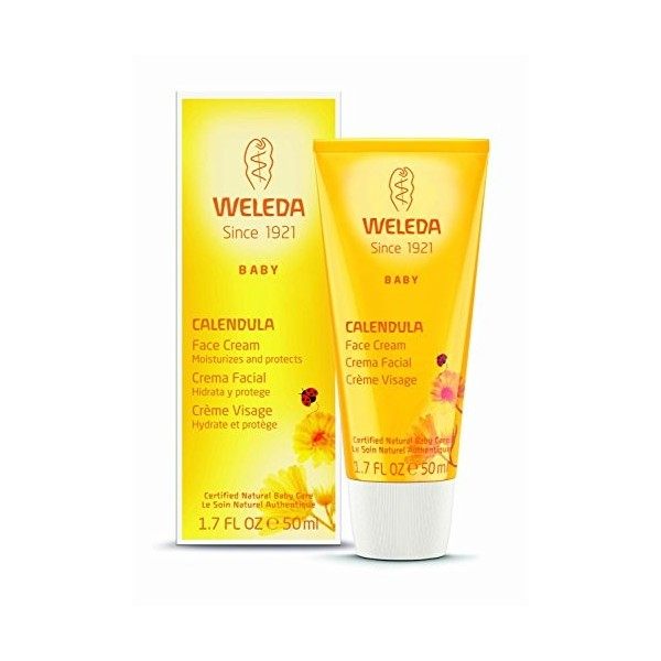 Weleda Crème pour le visage au calendula, paquet de 4 4 x 50 ml Crème Jour et Nuit