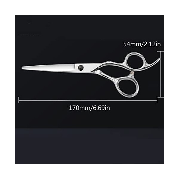 6.5" Hairdressing Scissors Barber Salon Hair Scissor Professional- Sharp Stainless Steel Hairdressers Hair Cutting Shears for