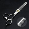 KOAIEZ 6,0 Pouces 440C Professionnel Argent Ciseaux De Coupe De Cheveux, Cisaillements De Coiffure De Coiffeur Salon Cisea