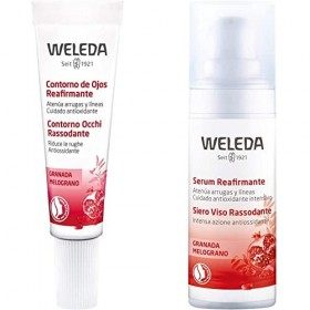 WELEDA - Contour des Yeux Raffermissant à la Grenade - Tube 10 ml & Sérum déveil pour le visage, 1 once liquide, hydratant r