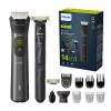 Philips Series 9000 - Tondeuse 14-en-1, OneBlade, coupe précise, contours nets, rasage pratique, trousse de toilette Premium,