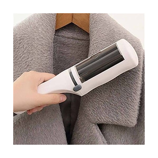 AFFLHYJK Vêtements électrostatiques poussière Animaux Nettoyeur de Cheveux décapant Brosse Aspiration balayeuse pour Bureau à